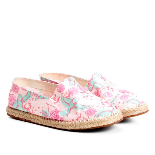 Sapatilha Infantil Shoestock Estampada Feminina - Bege