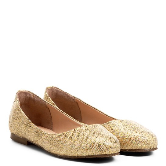 Sapatilha Infantil Shoestock Glitter Menina - Dourado