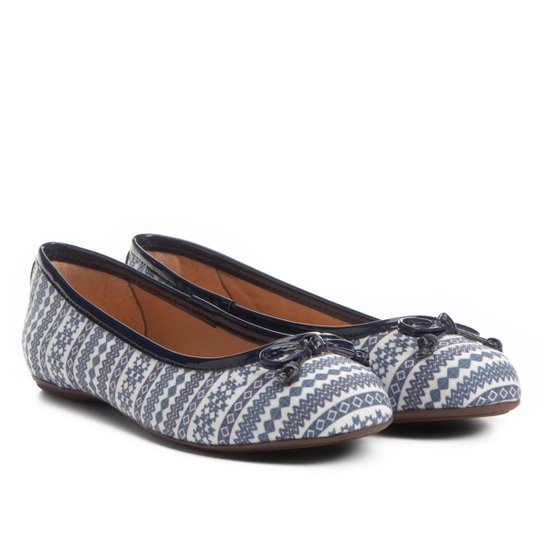 Sapatilha Infantil Shoestock Tecido Feminina - Azul