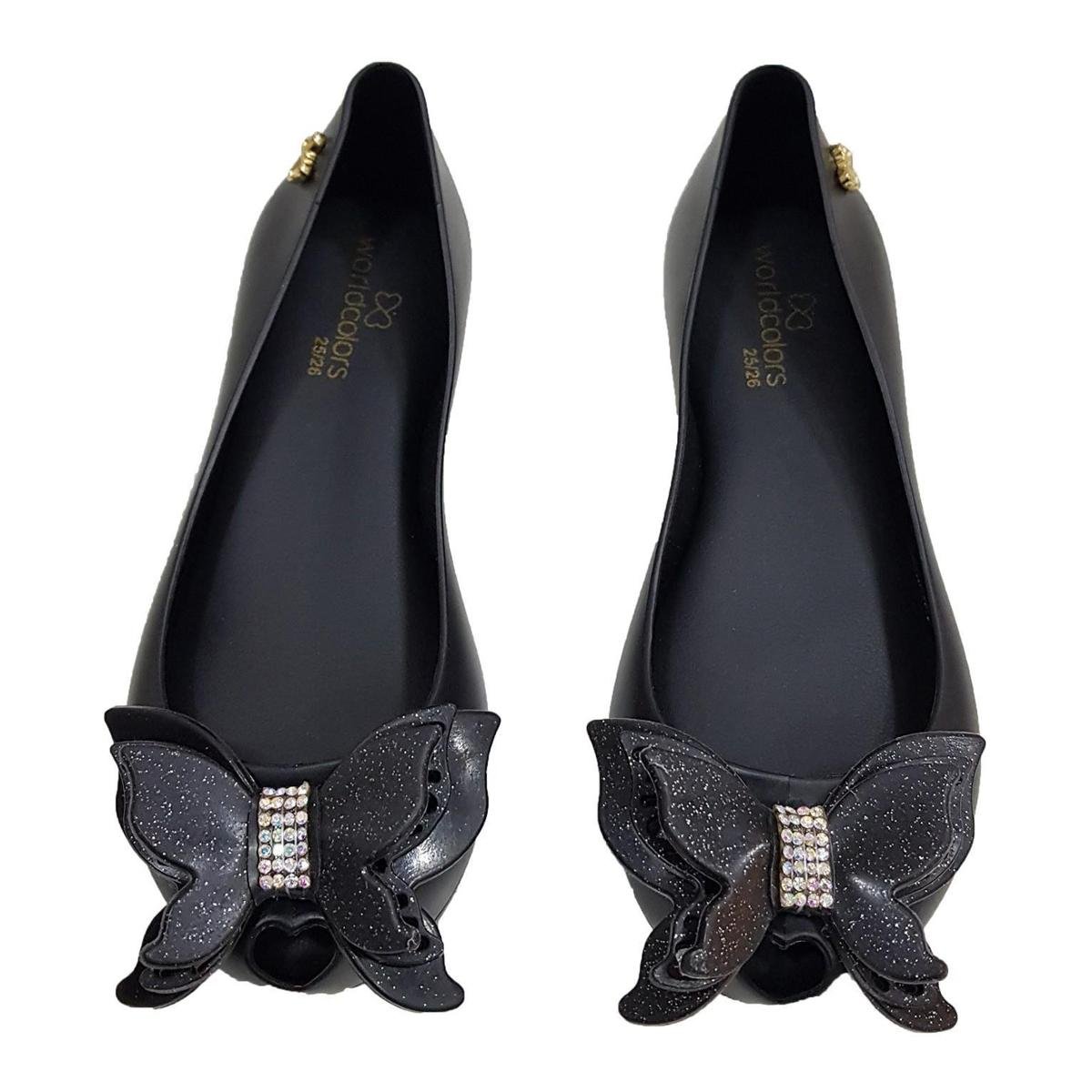 Sapatilha Infantil WorldColors Anita Plastico Macio 21/34 Zattini