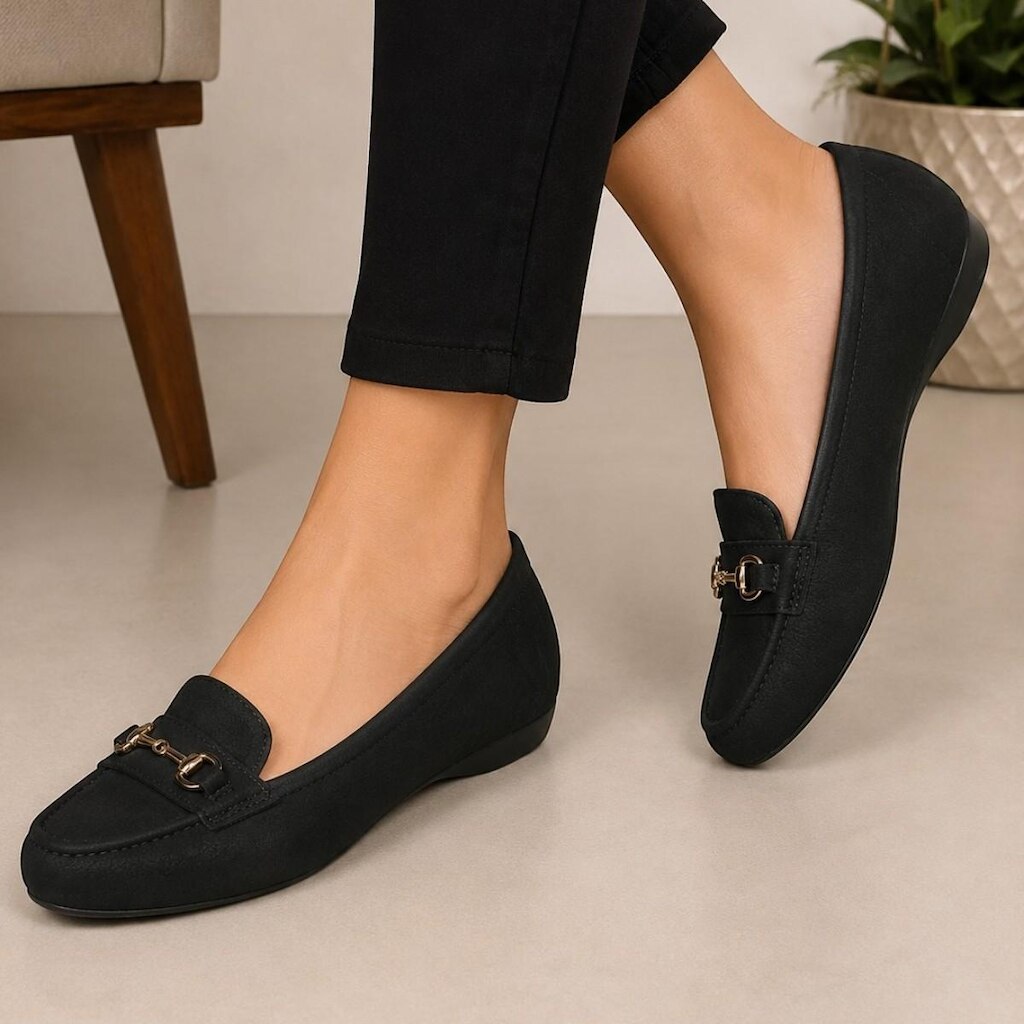 Sapatilha Loafer Mocassim Feminino Ultra Macio Clássico Modare 70161004