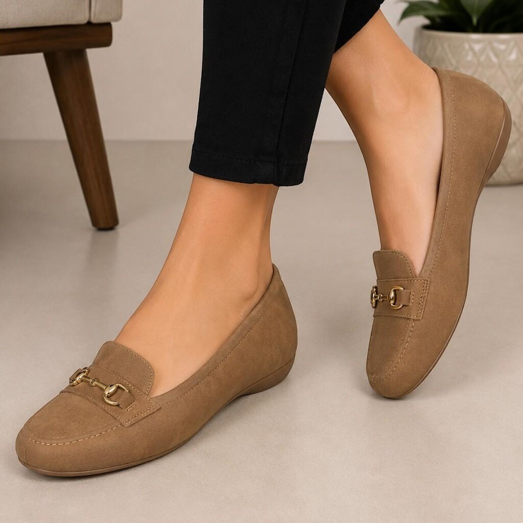 Sapatilha Loafer Mocassim Feminino Ultra Macio Clássico Modare 70161004