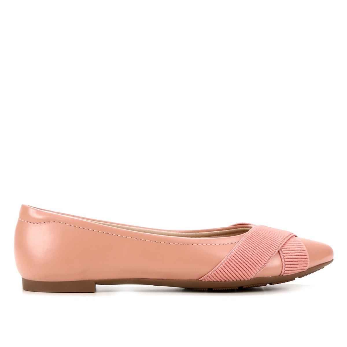 Sapatilha Modare Bico Fino Com Detalhe Elástico Feminina - Rosa Claro Menor preço em Sapatilha Modare Bico Fino Com Detalhe Elástico Feminina - Rosa Claro