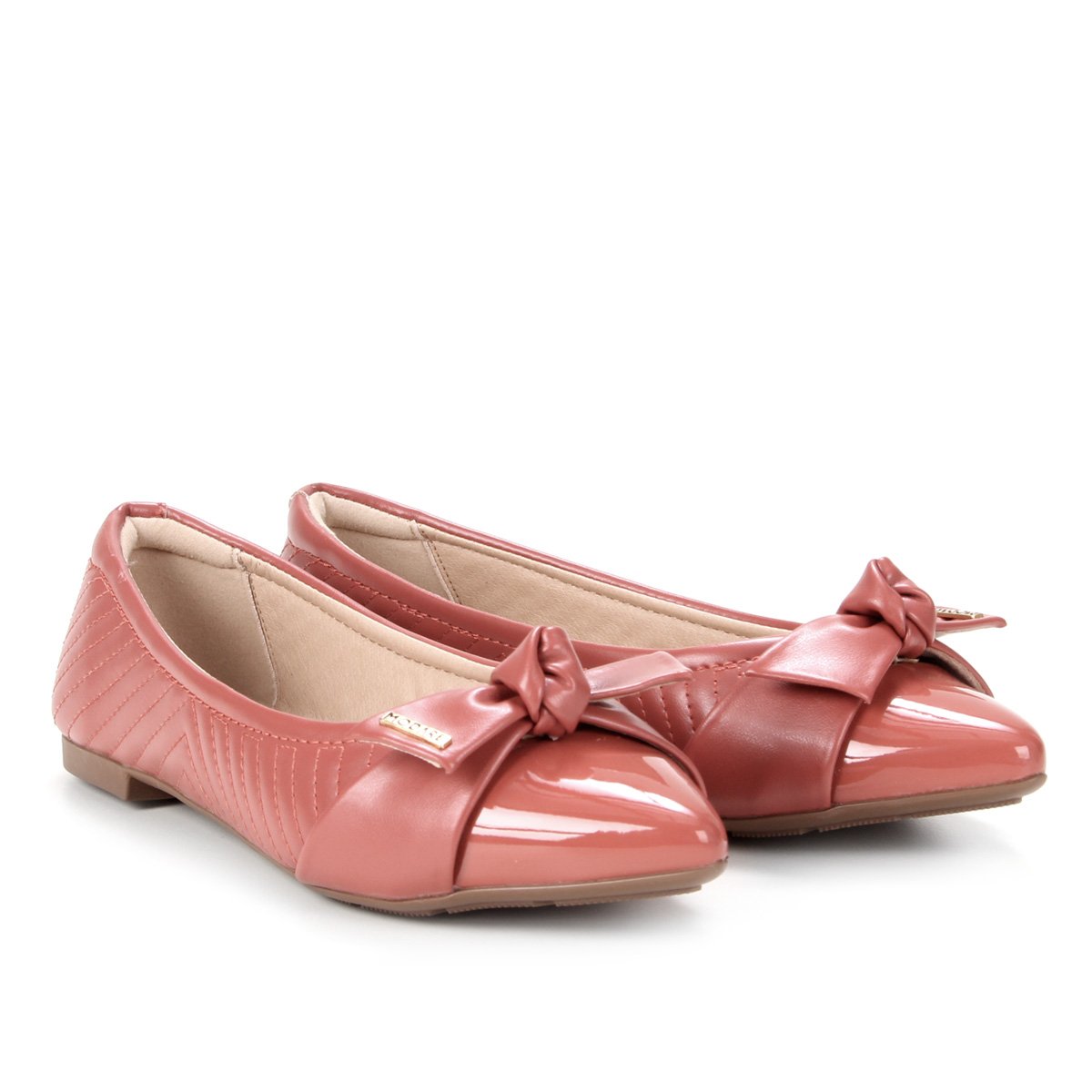 Sapatilha Modare Bico Fino Verniz Laço Matelassê Feminina - Rosa Escuro é ruim? Sapatilha Modare Bico Fino Verniz Laço Matelassê Feminina - Rosa Escuro é boa?