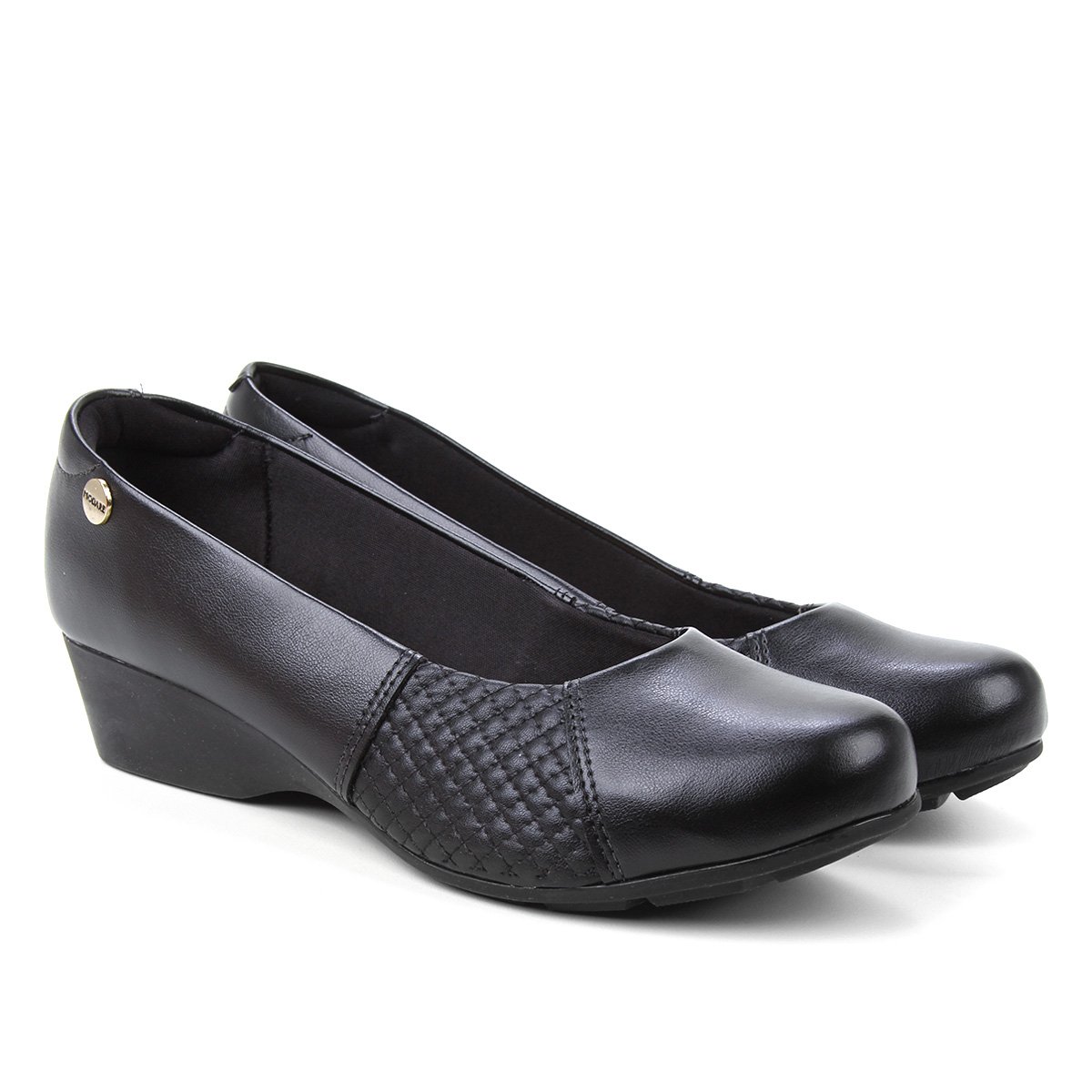 Sapatilha Modare Salto Baixo Feminina - Preto Menor preço em Sapatilha Modare Salto Baixo Feminina - Preto