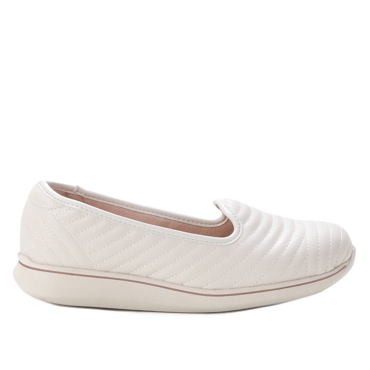 Sapatilha Modare Slipper Napa Stretch Feminina - Branco Menor preço em Sapatilha Modare Slipper Napa Stretch Feminina - Branco