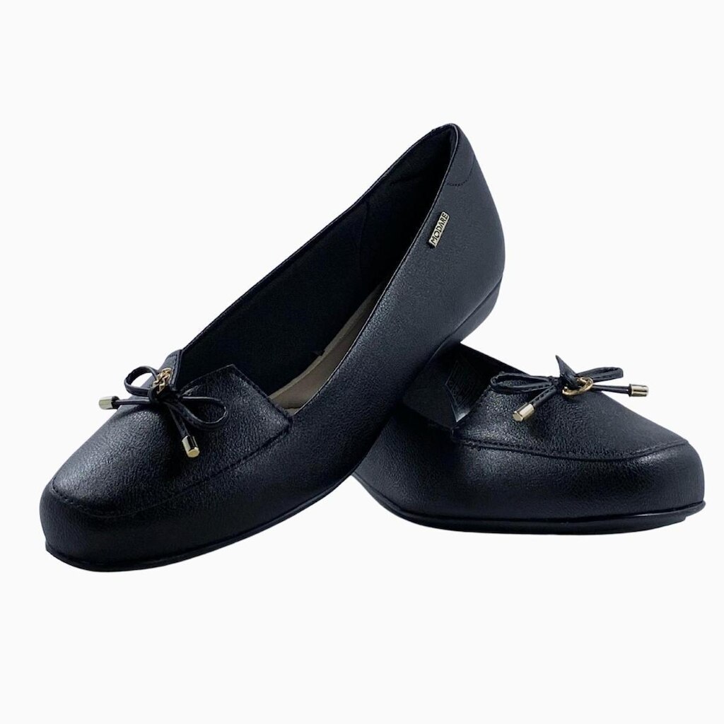 Sapatilha Modare Ultra Conforto Feminina Ortopedica Macia - Preto - 37