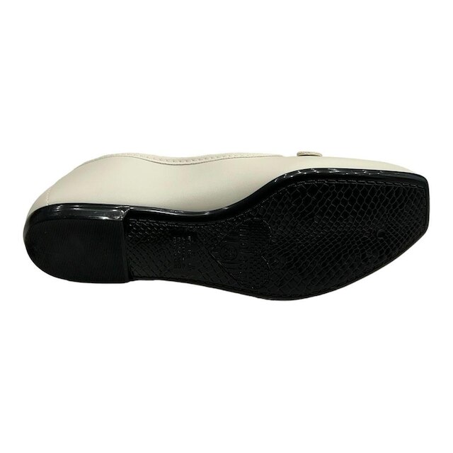 Sapatilha Moleca 5729.127 Fivela Bico Quadrado Sapato Baixo Casual Feminino