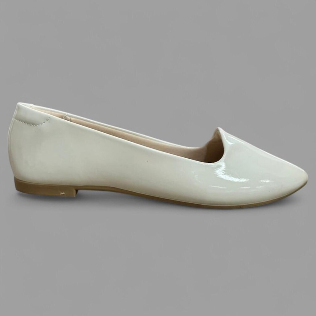 Sapatilha Moleca Bico Fino Envernizada Casual 5635.816