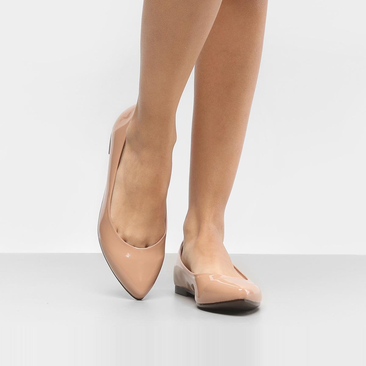 Sapatilha Moleca Bico Fino Verniz Feminina é ruim? Sapatilha Moleca Bico Fino Verniz Feminina é boa?