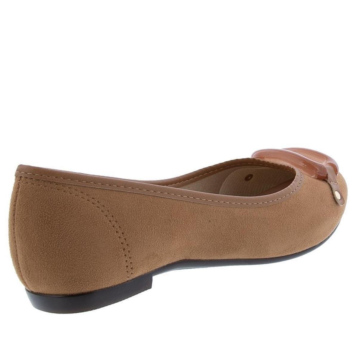 Sapatilha Moleca Flow Camurça Feminina - Caramelo | Zattini