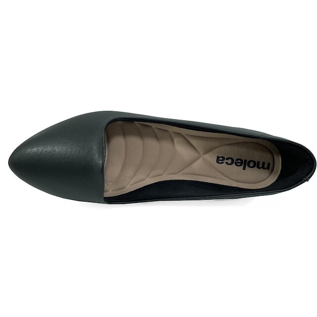Sapatilha Moleca Slipper Basica Bico Fino - Preto - 39