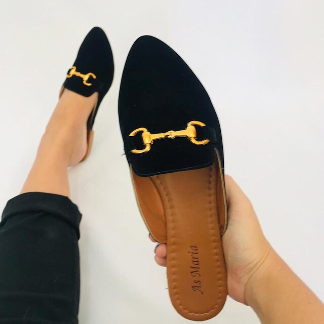 Sapatilha Mule Feminina Tamanho Grande Numeração Especial