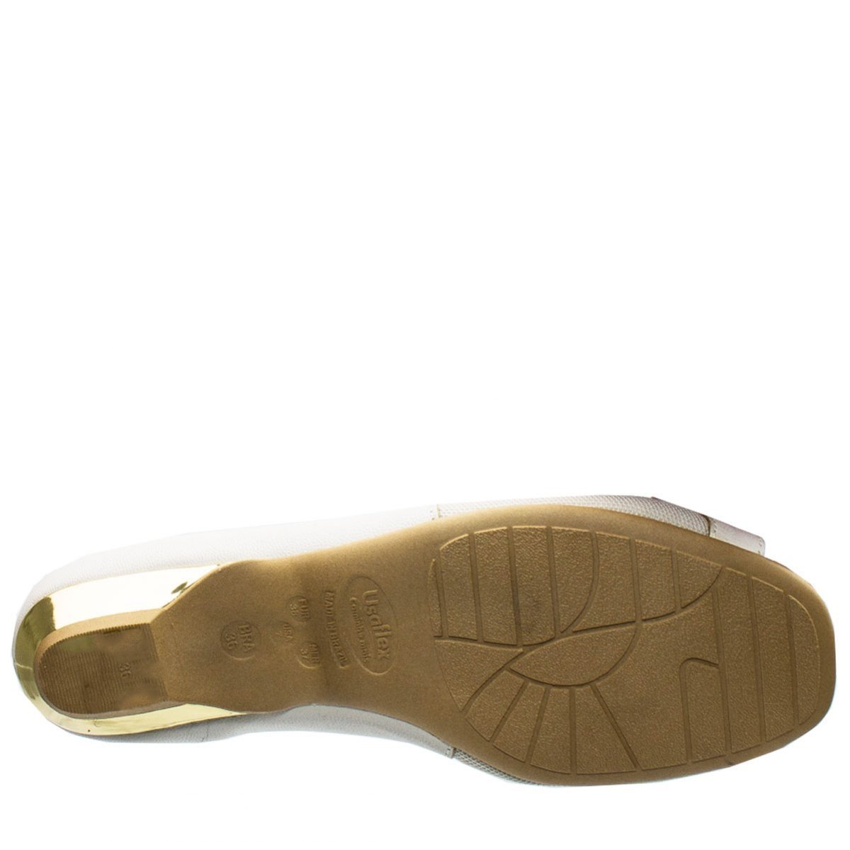 sapatilha peep toe usaflex