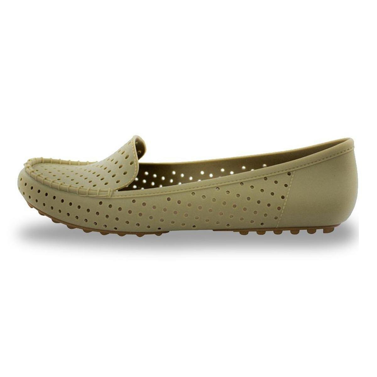 Sapatilha Rasteira Mocassim Feminina Silicone Dockside 519.A - Creme é ruim? Sapatilha Rasteira Mocassim Feminina Silicone Dockside 519.A - Creme é boa?