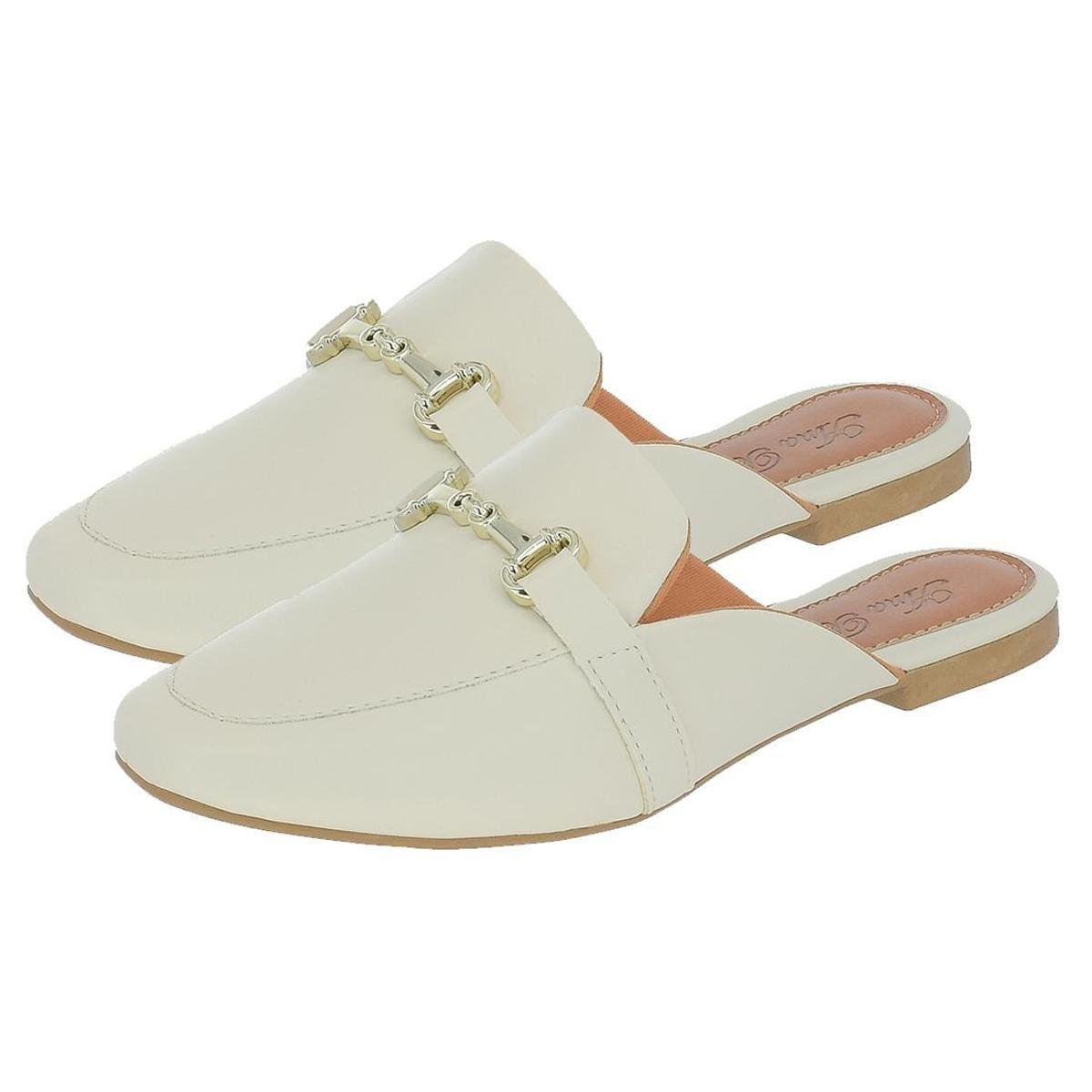 Sapatilha Rasteira Mule Bico Quadrado Sandália Blogueira Feminina Ana Brito Menor preço em Sapatilha Rasteira Mule Bico Quadrado Sandália Blogueira Feminina Ana Brito