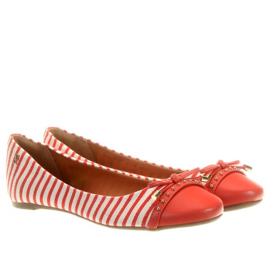 Sapatilha Santa Lolla Lacinho - Vermelho