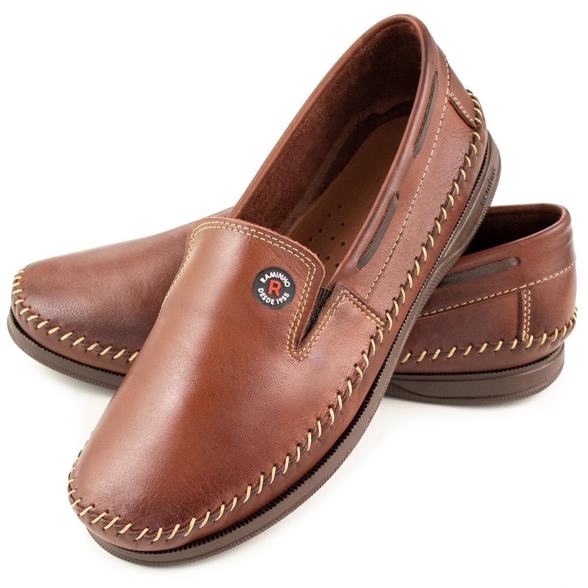 Sapatilha Sapato Mocassim Masculino Couro Legitimo Dockside 1101 - Marrom Menor preço em Sapatilha Sapato Mocassim Masculino Couro Legitimo Dockside 1101 - Marrom