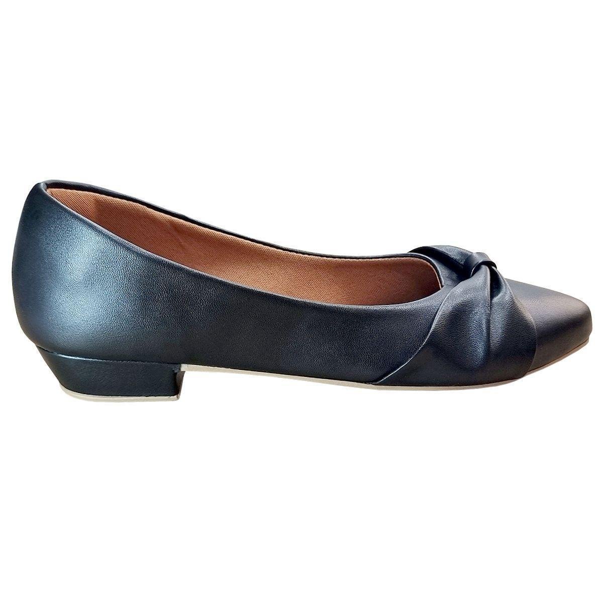 Sapatilha Sapato WR Fashion Saltinho com Laço Nó Moda Tendência Feminina Menor preço em Sapatilha Sapato WR Fashion Saltinho com Laço Nó Moda Tendência Feminina