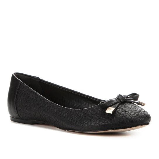 Sapatilha Shoestock Couro Crazy For - Preto