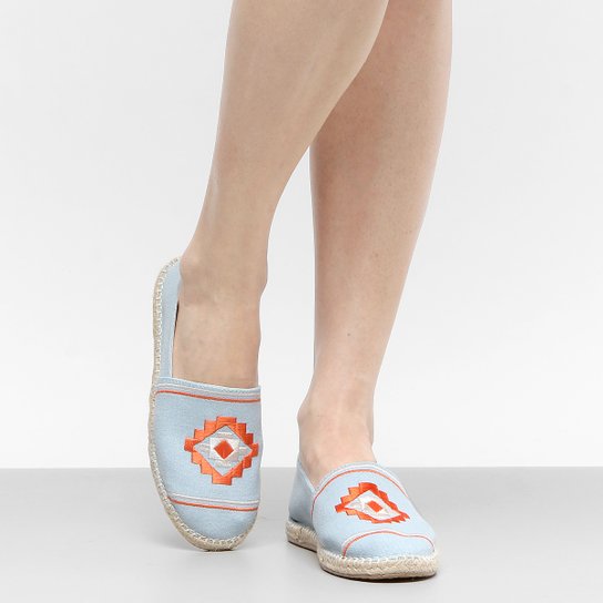 Sapatilha Shoestock Tribal Feminina - Azul Claro