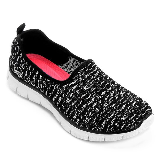 Sapatilha Skechers Empire Sweet Scene Feminina - Preto+Branco