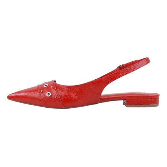 Sapatilha Slingback Feminino Via Marte 144-001-01 Vermelho