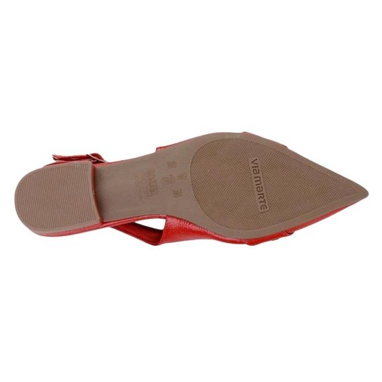 Sapatilha Slingback Feminino Via Marte 144-001-01 Vermelho