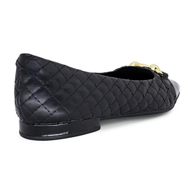 Sapatilha Sua Cia Bico Quadrado Feminina Casual Matelassê