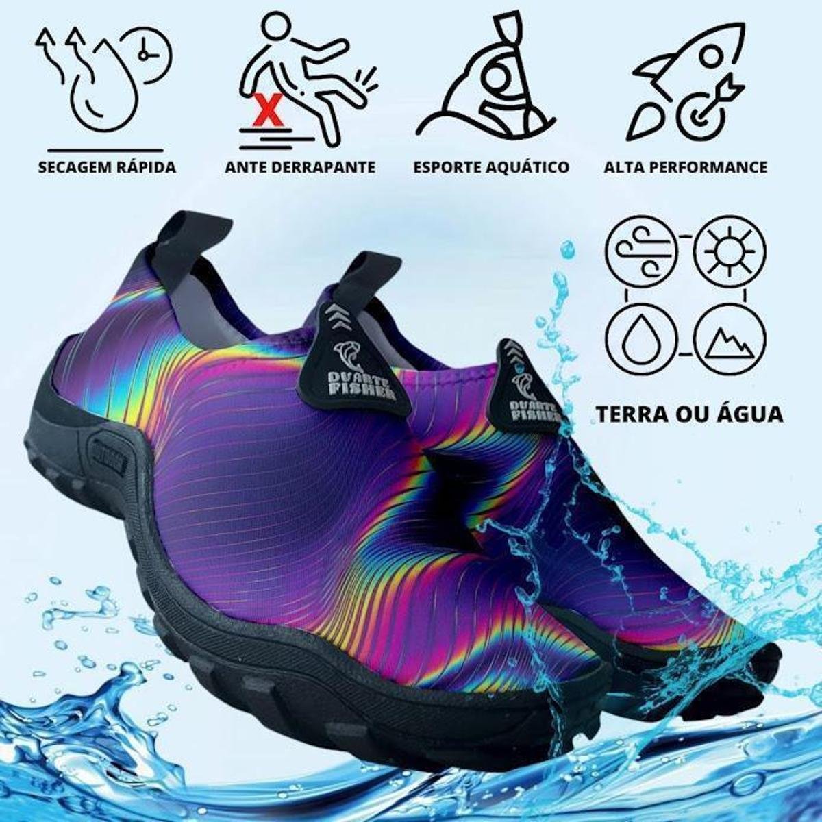 Sapatilha Tenis Feminino Aquática Praia Academia Jet Ski Pilates