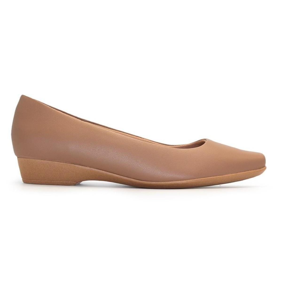 Sapatilha Usaflex Feminina Casual Couro Salto Baixo AI1406 Menor preço em Sapatilha Usaflex Feminina Casual Couro Salto Baixo AI1406