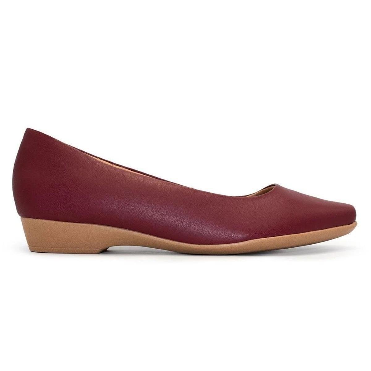 Sapatilha Usaflex Feminina Casual Couro Salto Baixo AI1406 Menor preço em Sapatilha Usaflex Feminina Casual Couro Salto Baixo AI1406