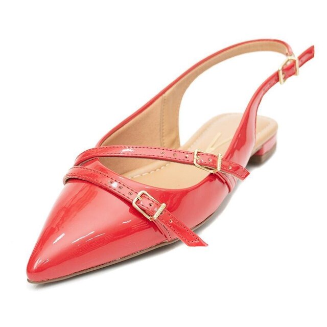 Sapatilha Vizzano com Abertura  Vermelho 34