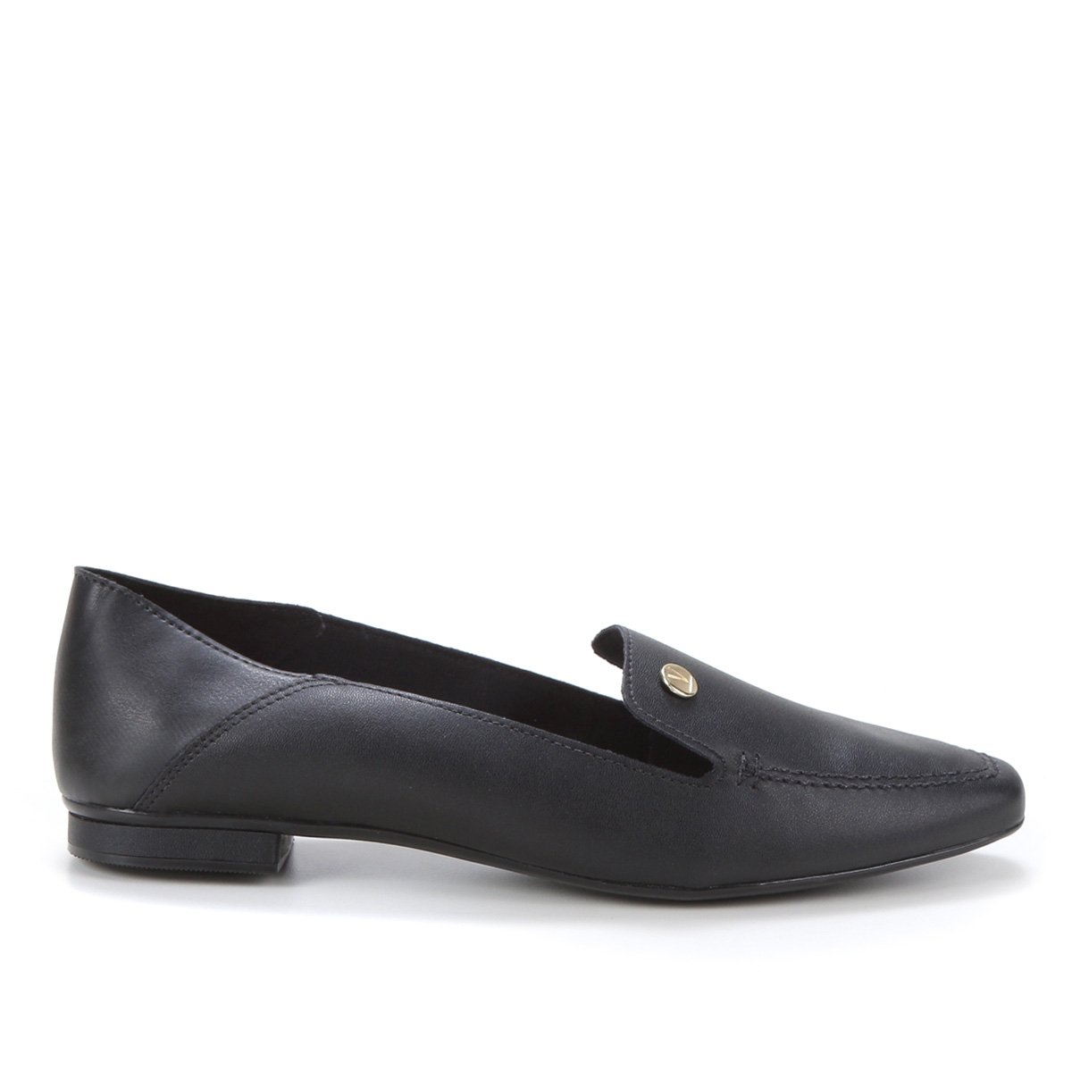 Sapatilha Vizzano Slipper Bico Reto Feminina - Preto Menor preço em Sapatilha Vizzano Slipper Bico Reto Feminina - Preto