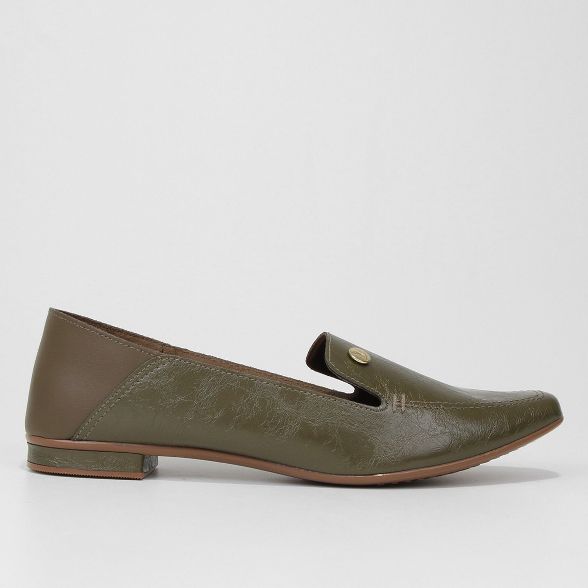 Sapatilha Vizzano Slipper Feminina - Verde Militar Menor preço em Sapatilha Vizzano Slipper Feminina - Verde Militar