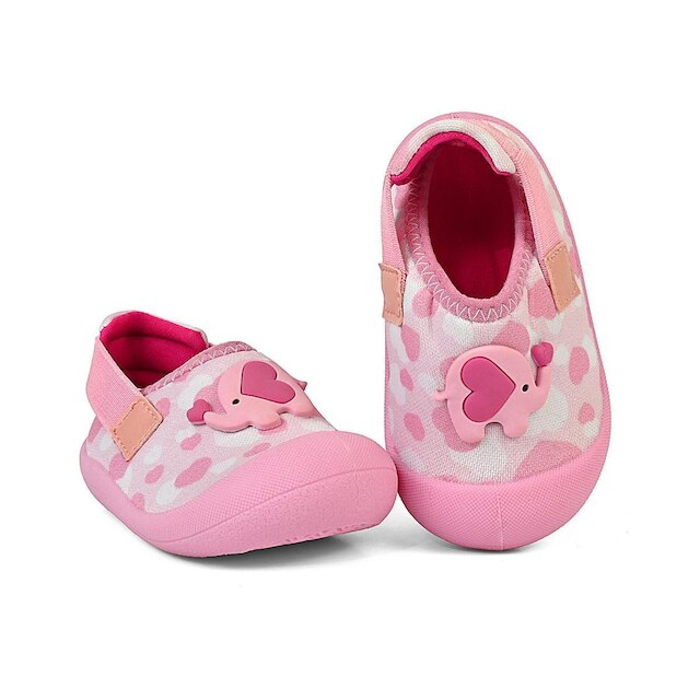 Sapatinho Esportivo Bebê Menina Babuche Infantil Conforto Verão Rosa Elefante Mzkid