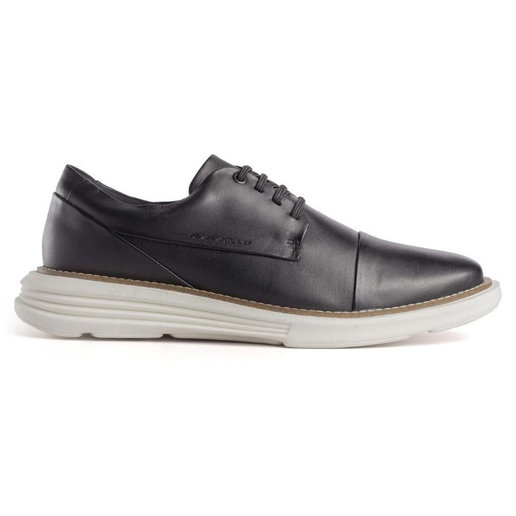 Sapato Atlas 12701 Couro Preto Masculino Rafarillo