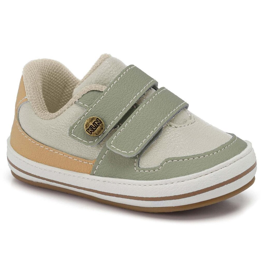 Sapato Baby Menino Klin Algodão Doce 448 Linho/Verde
