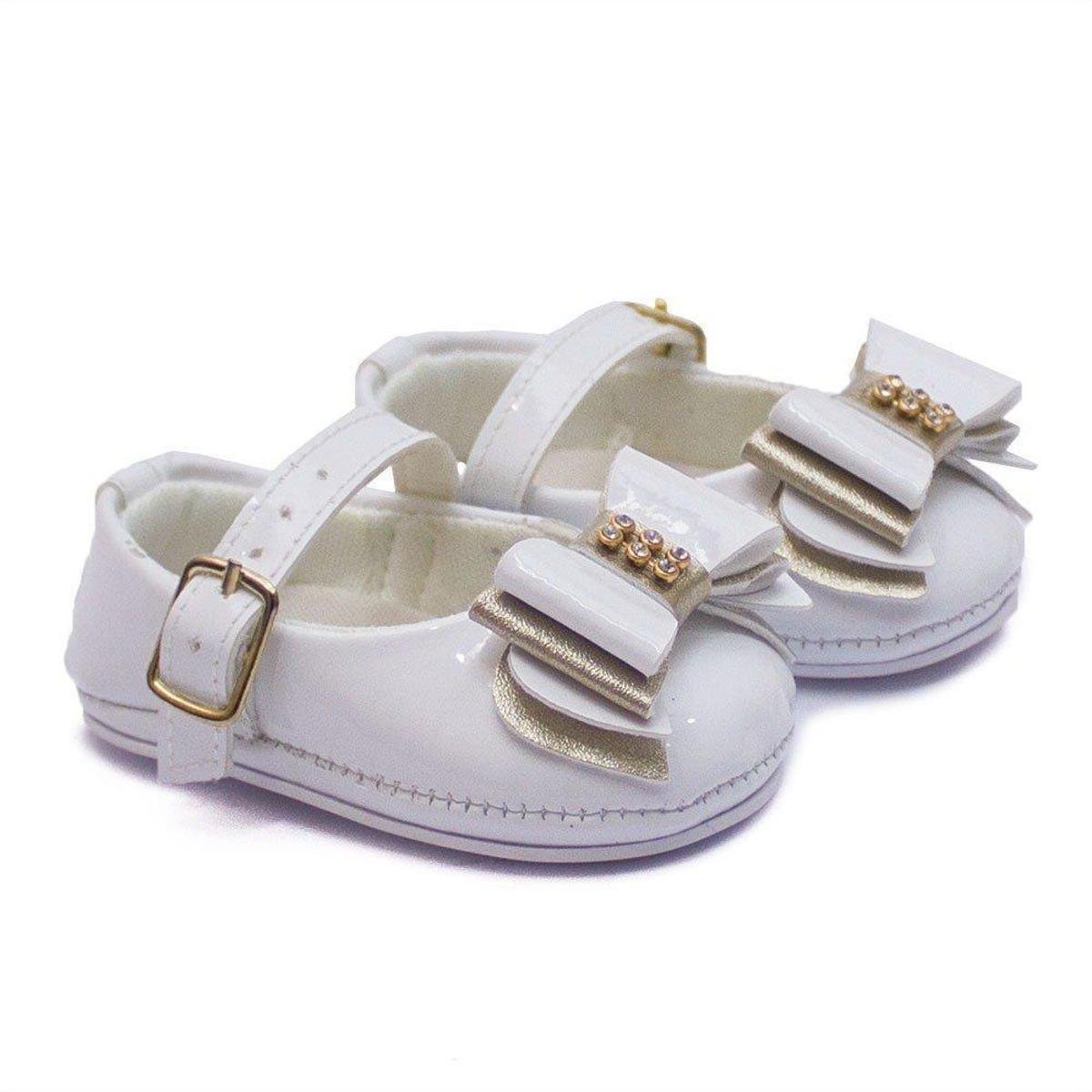 Sapato Bebe Boneca Branco Kapell - Branco | Zattini