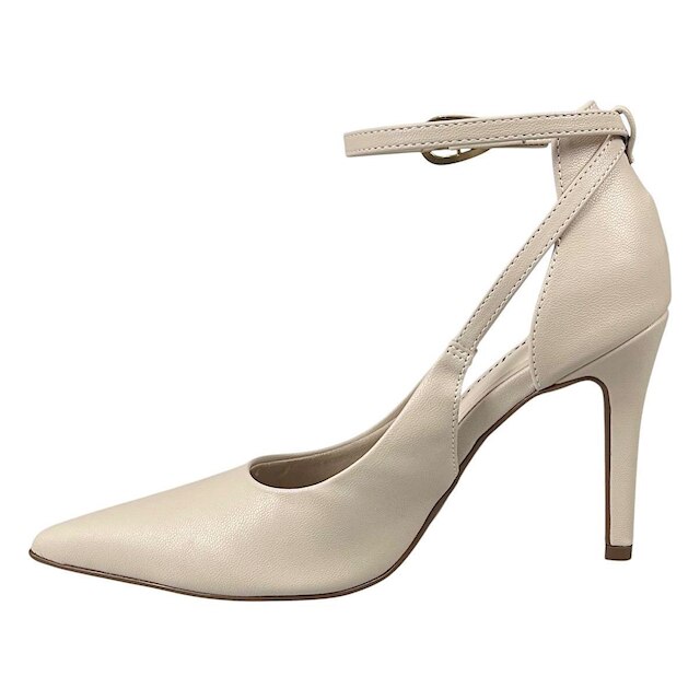 Sapato Bebecê Scarpin Bico Fino T9430-293 Bege Aveia