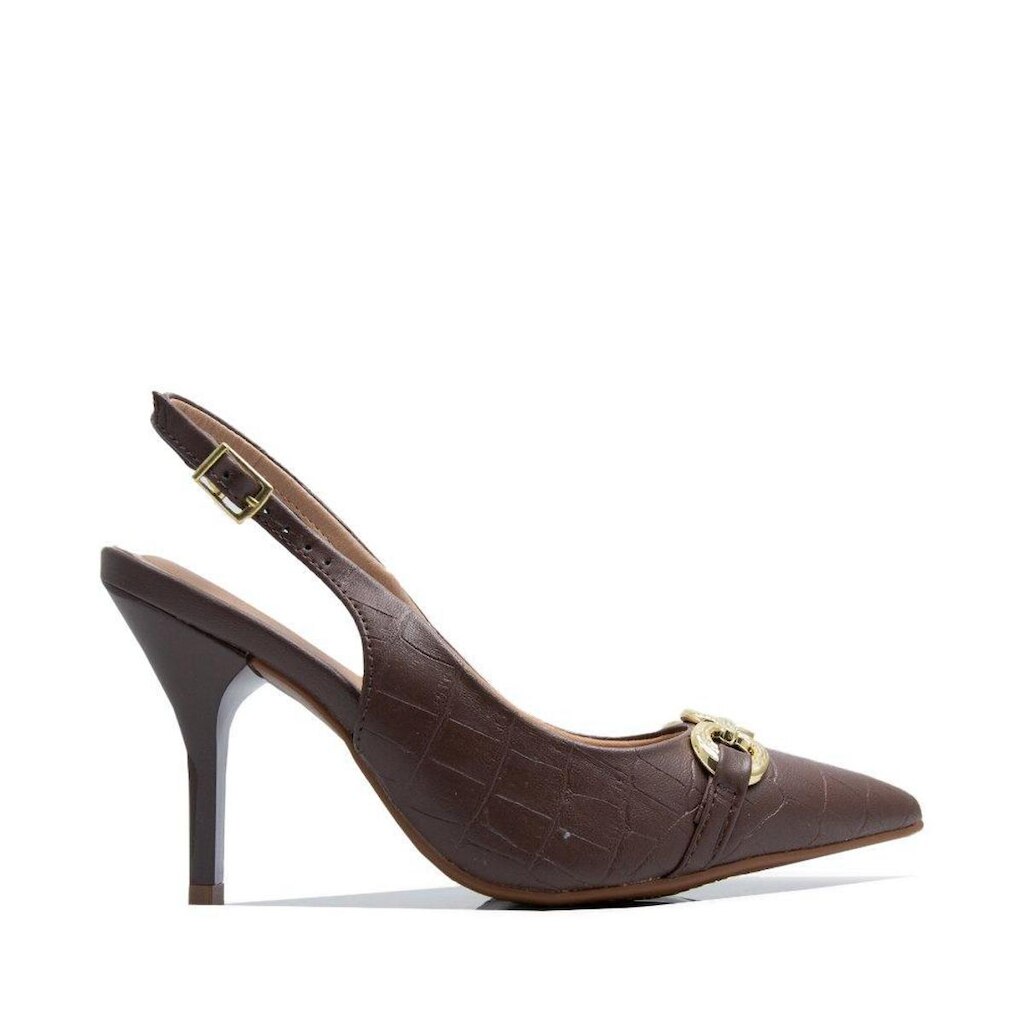 Sapato Beira Rio Scarpin Slingback