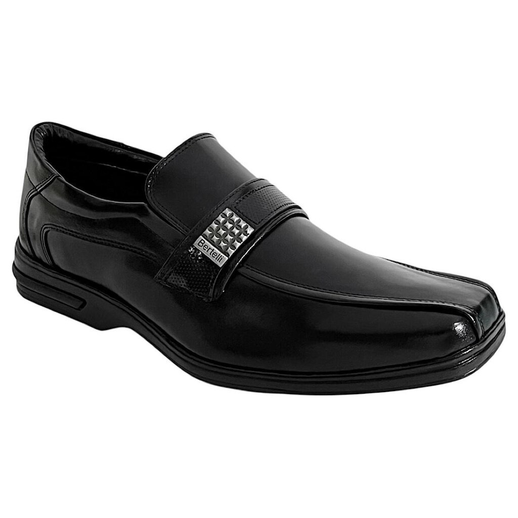 Sapato Bertelli Fly Confort Social Masculino 80028 Preto