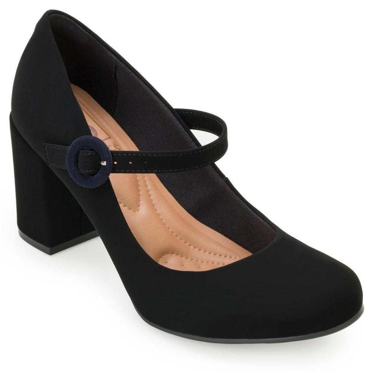 Sapato Boneca Bebecê BC20-6514 - Preto | Zattini