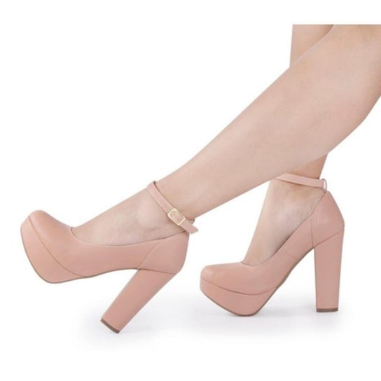 Sapato Dakota Sapato Meia Pata Salto Grosso Scarpin Meia Pata