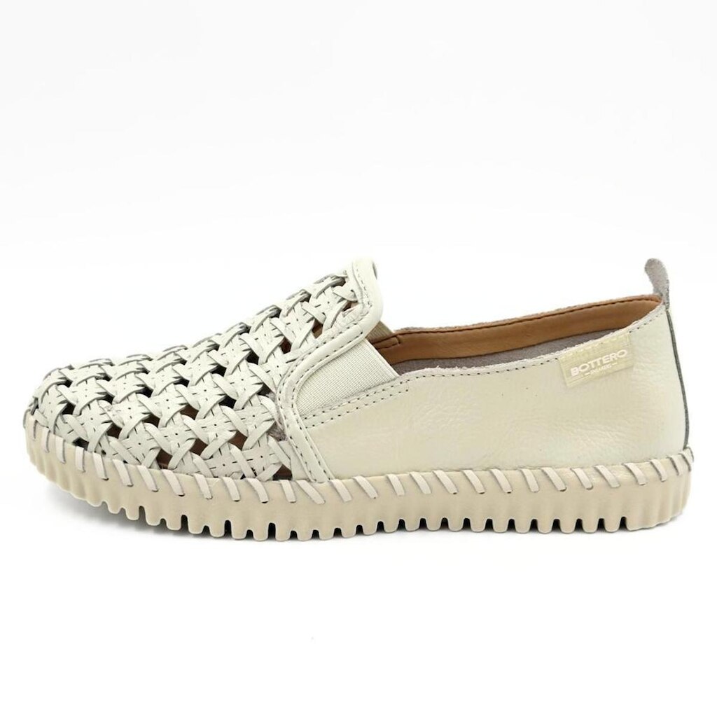 Sapato Bottero Mocassim Casual Tramado Feminino