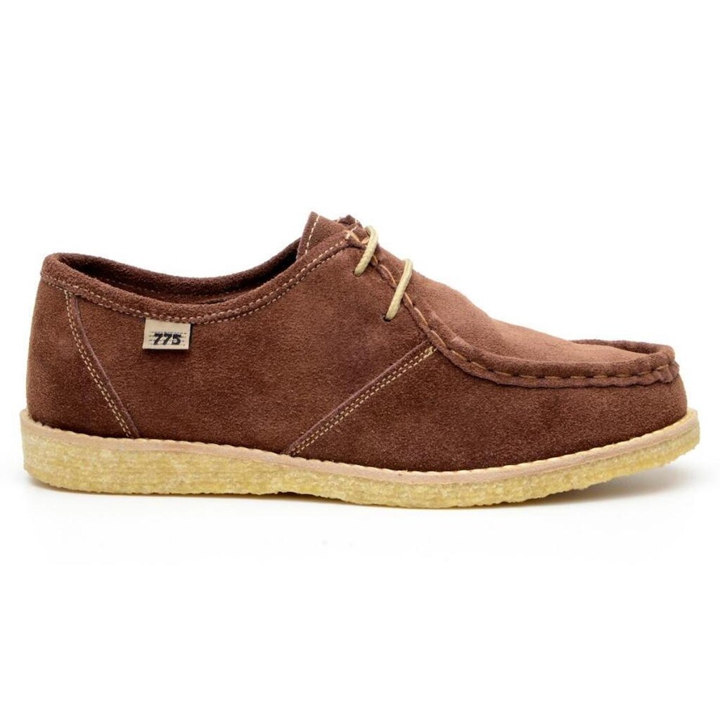 Sapato Casual 775 London Casual Cacareco Camurça Sola Crepe