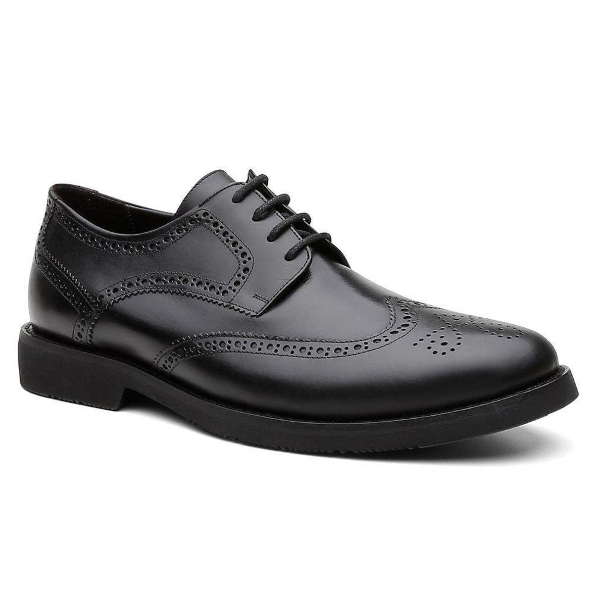Sapato Casual Bernatoni Brogue Paris Masculino - Preto Menor preço em Sapato Casual Bernatoni Brogue Paris Masculino - Preto