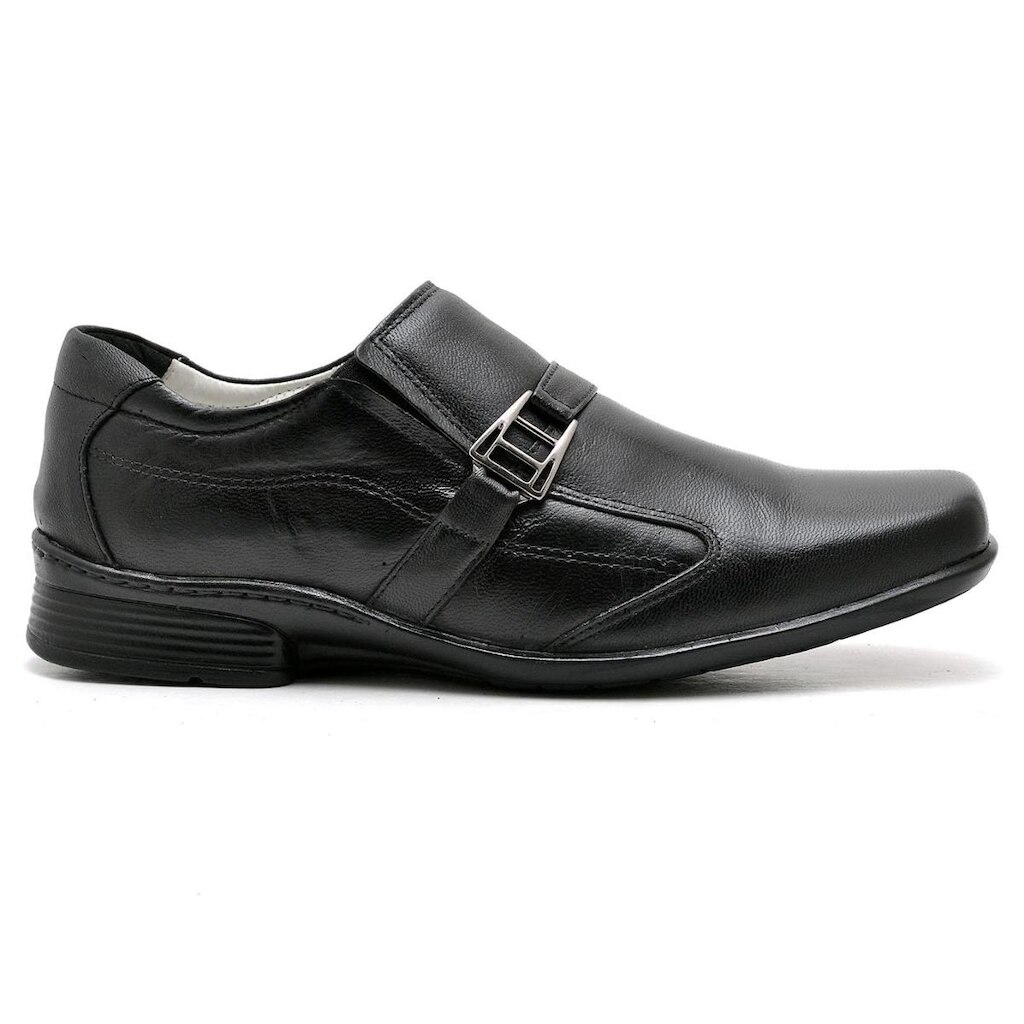 Sapato Casual Conforto Couro Masculino