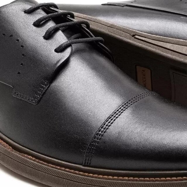 Sapato Casual Couro Democrata Bay Masculino