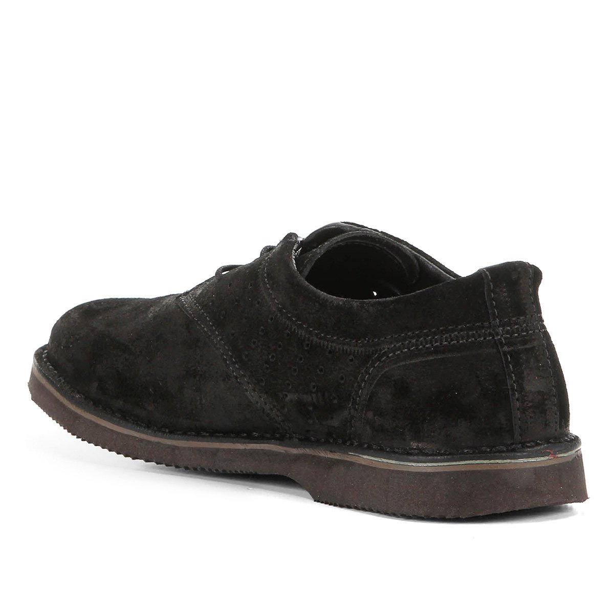 Sapato Casual Couro Kildare Filey Camurça - Preto | Zattini